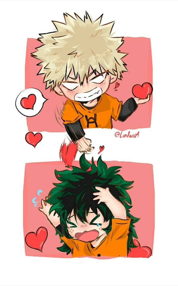 Bakugo and Izuku